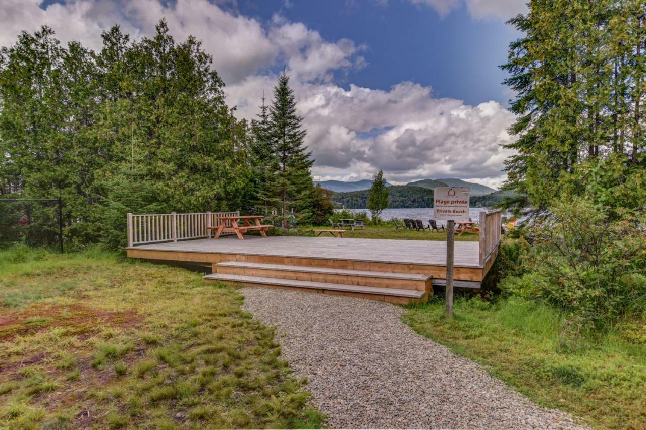 Chic Log Chalet With Hot Tub - Mont-Tremblant North Side By Reserver.Ca Lac-Superieur Esterno foto